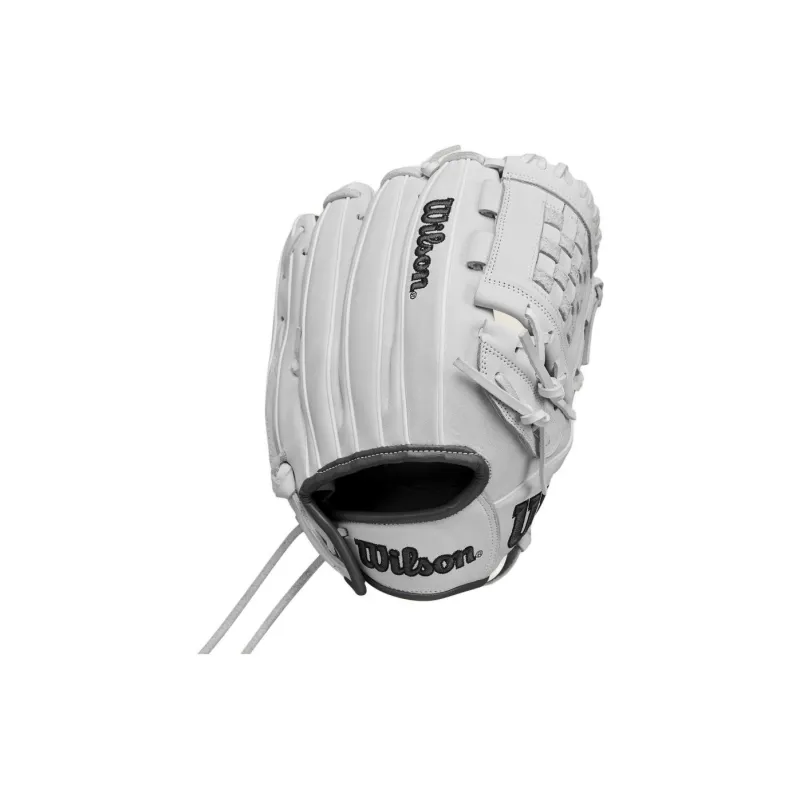 Wilson Baseball Gloves Pitching Glove Leather Unisex White-0