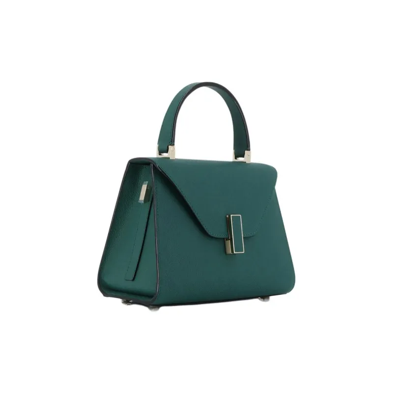 Valextra Iside Calfskin One Shoulder Handbag Mini Women's Green-1