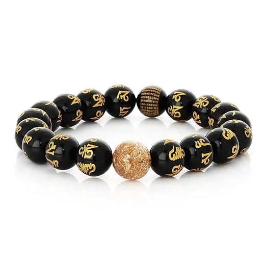 Star Treasures Obsidian Bracelets Unisex-0