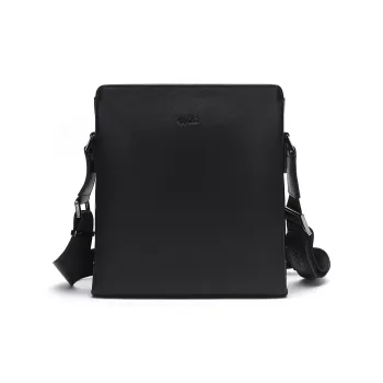 Satchi Cow Leather Crossbody Bag Regular Men's Black