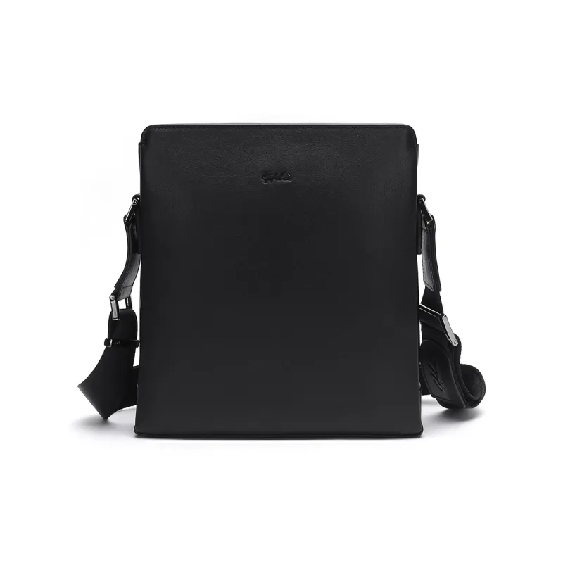 Satchi Cow Leather Crossbody Bag Regular Men's Black-0