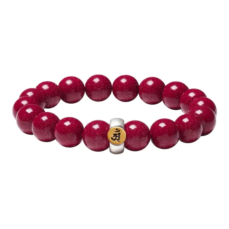 LIANGYUXI Cinnabar Jade Bracelets Unisex-8
