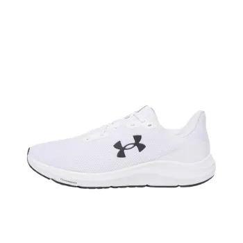 Under Armour Charged Pursuit 4 Anti Slip Wear Resistant Low Top Running Shoes Men's White