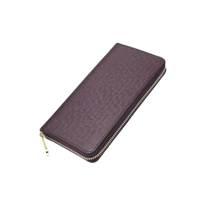 DOSRFINI Microfiber Synthetic Leather Clutches Wallets Unisex Black/Navy Blue/Coffee-4