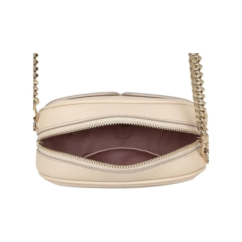Kate Spade Leather Camera Bag Shoulder Bag Crossbody Bag Small Size Women's Beige-4