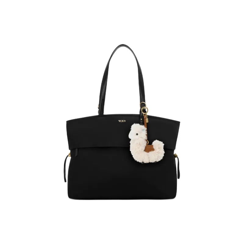 TUMI Polyester Charm Bag Accessory Women's White & Umber-2