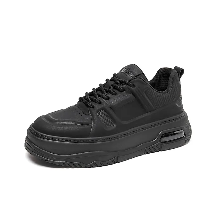 Lee Cooper Anti Slip And Wear Resistant Height Increasing Low Top Skateboard Shoes Men's-1