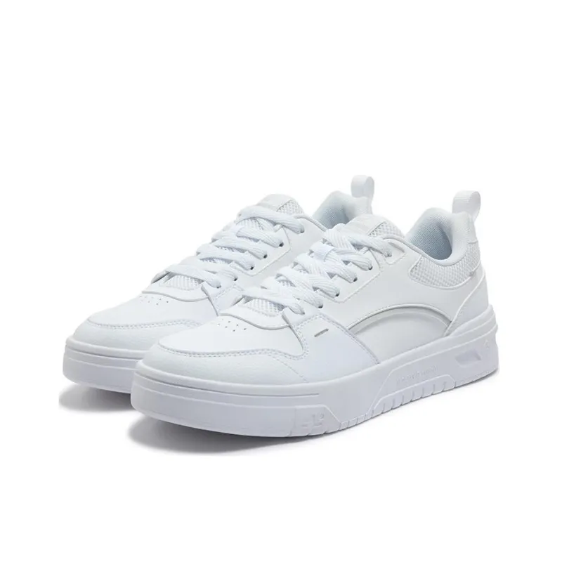 361° Soda 3 Anti Slip And Wear Resistant Coverage Low Top Skateboard Shoes Men's White-2