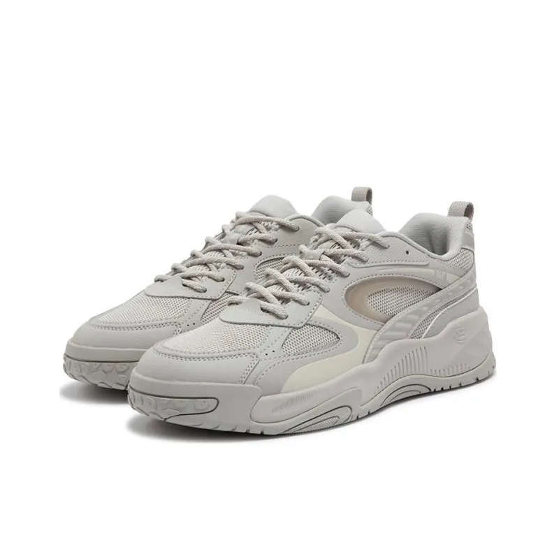 361° Breathable Cushioning Height Increasing Low Top Skateboard Shoes Men's Float Stone Color-2