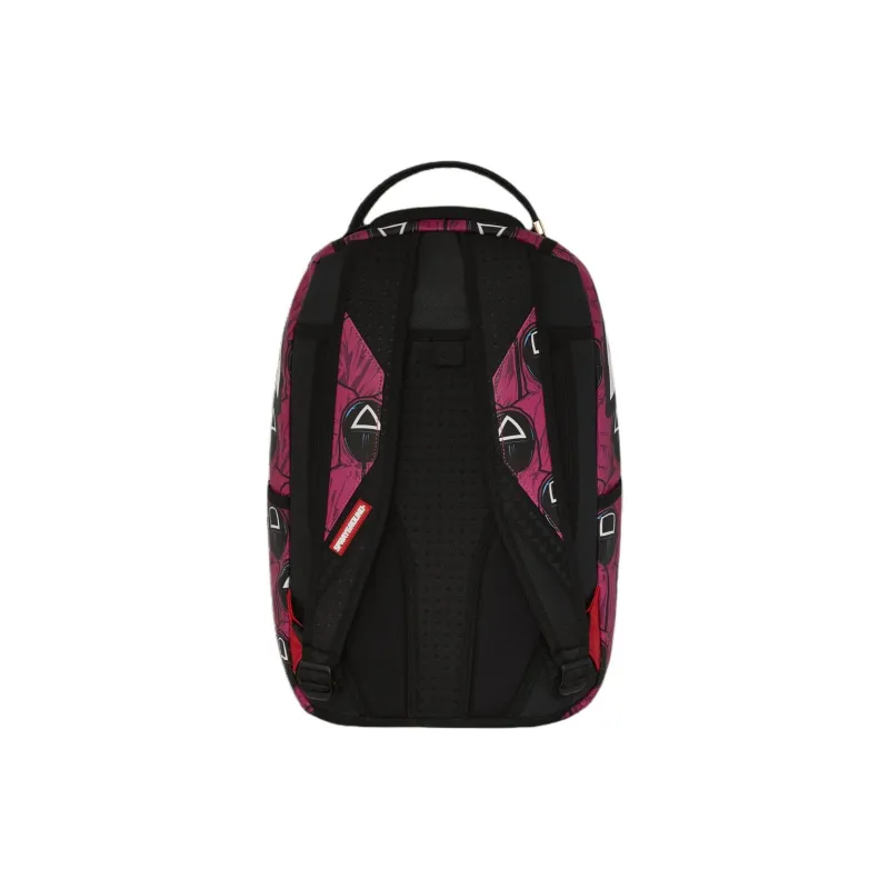 SPRAYGROUND Artificial Leather Backpack Unisex Pink-4
