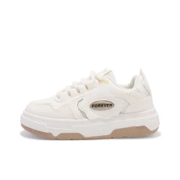 SNXR Anti Slip Wear Resistant Low Top Skateboard Shoes Women's Beige