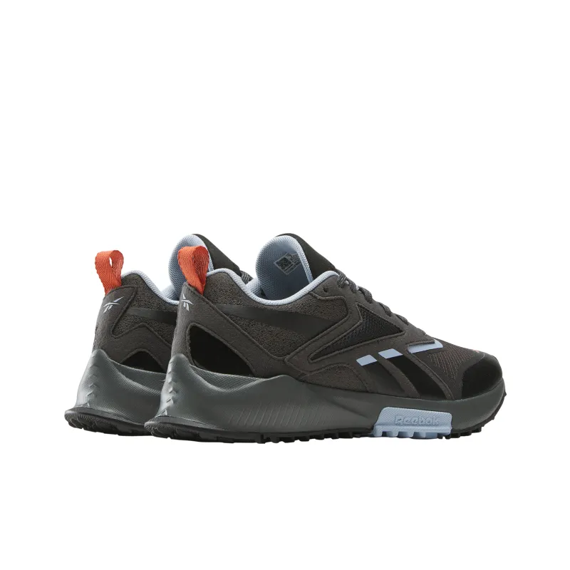 Reebok Wear Resistant Breathable Slip Resistant Low Top Running Shoes Women's Black Blue-2