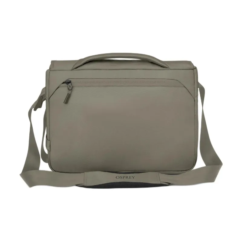 OSPREY Recycled Polyester Messenger Bag Shoulder Bag Crossbody Bag Unisex Tea Brown-2
