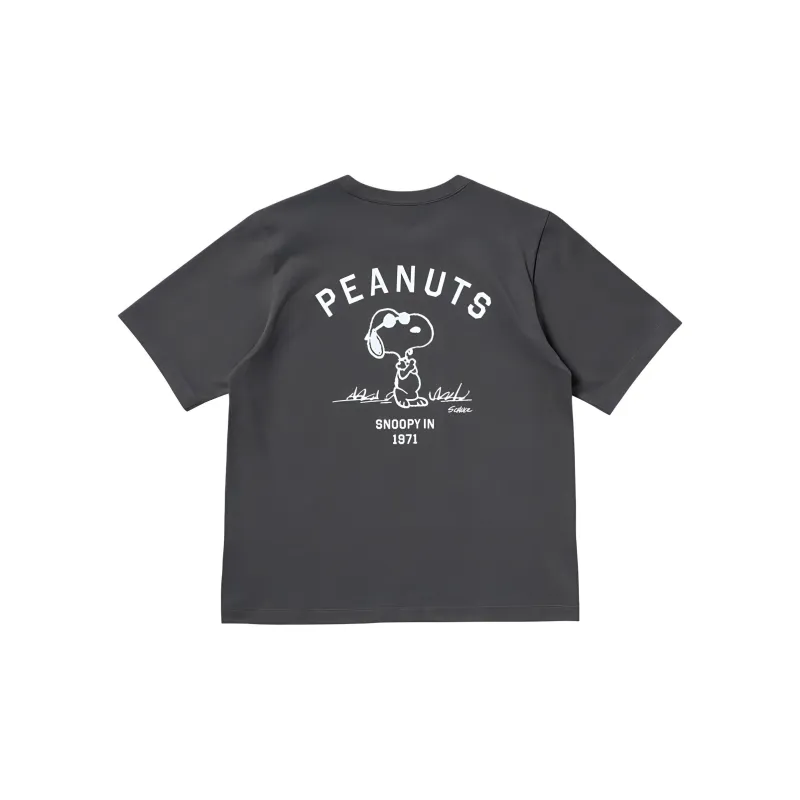 UNIQLO x PEANUTS T Shirt Women's Dark Gray-1