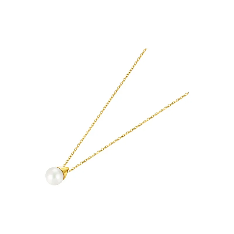 SHEPANEE S25 Silver Mother Of Pearl Necklaces Women's-1