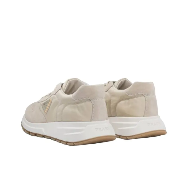 PRADA Low Top Casual Shoes Men's Beige-3