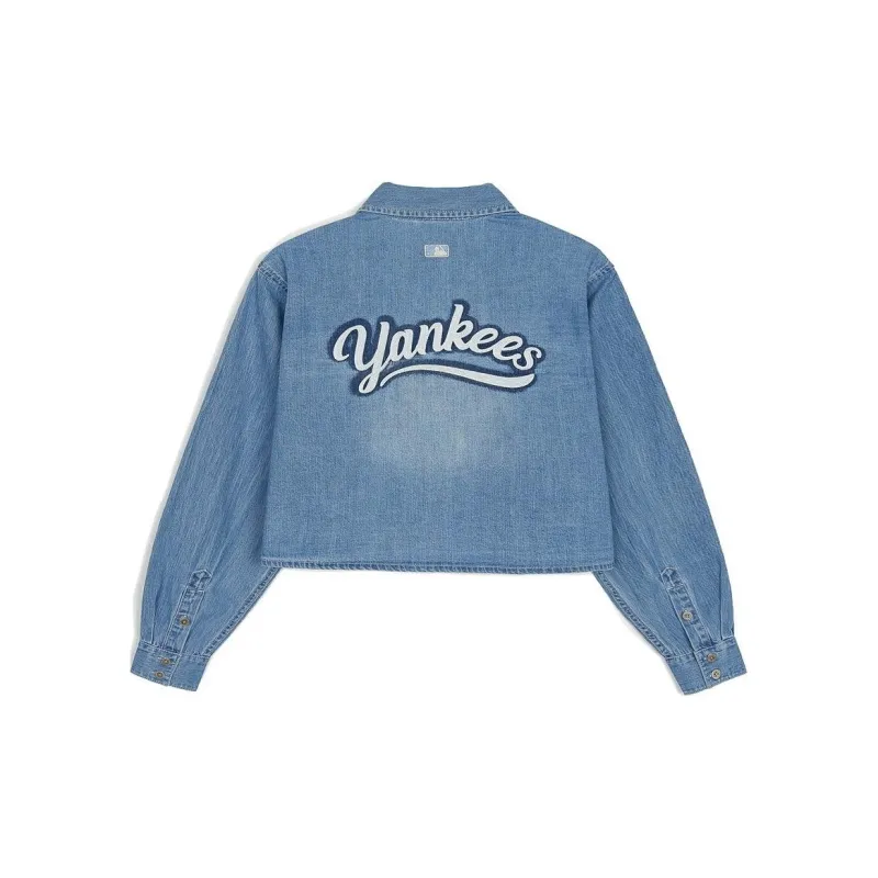 MLB Denim Jackets Women's Blue-1