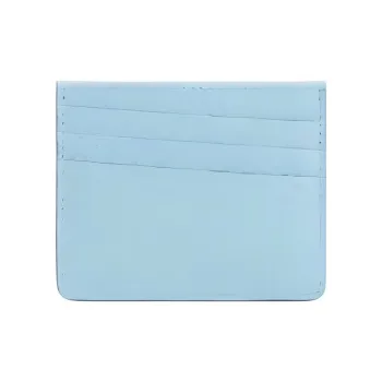 Maison Margiela Calfskin Card Holder Men's Blue