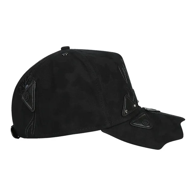 SWOFCARE Imported Rhinestone Large Head Circumference Baseball Cap Unisex-3