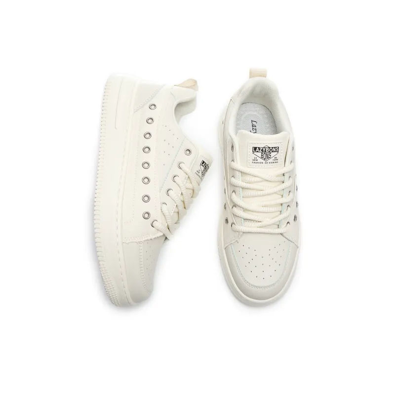 LAZY BONS Anti-Slip Wear-Resistant Breathable Height Increasing Low-Top Skateboard Shoes Unisex-5