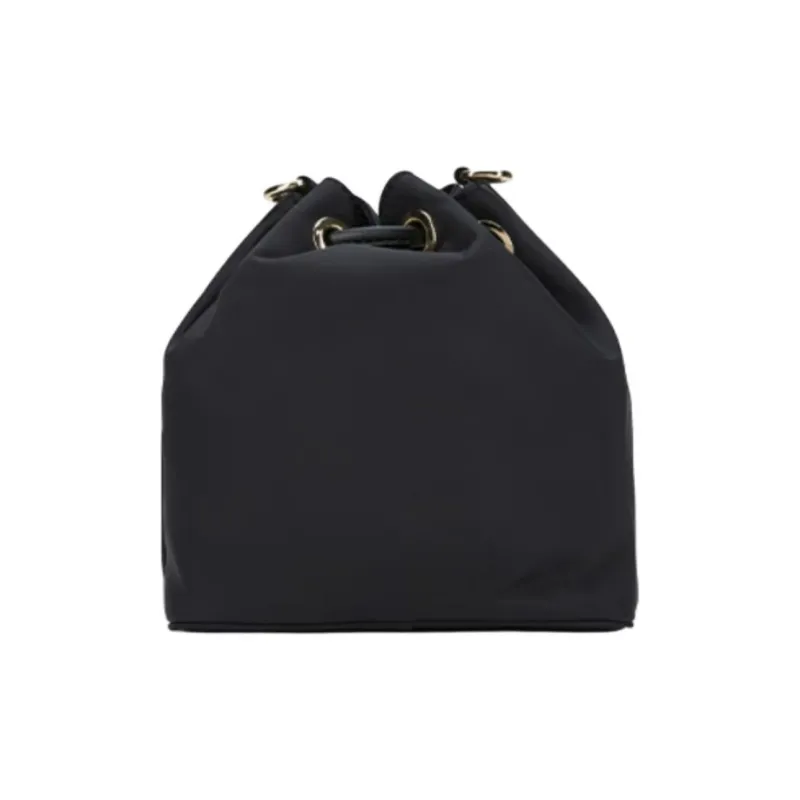 FANSIZHE Jeans Couture Fabric Shoulder Bag Women's Black-2