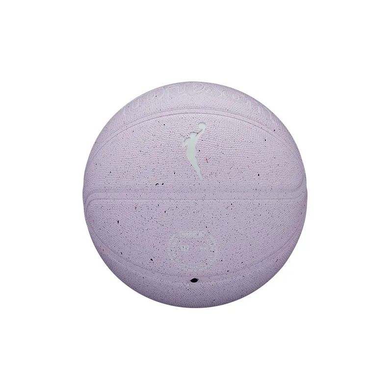 Wilson Rubber Basketball Light Purple Size 6 Ball Training Unisex-4