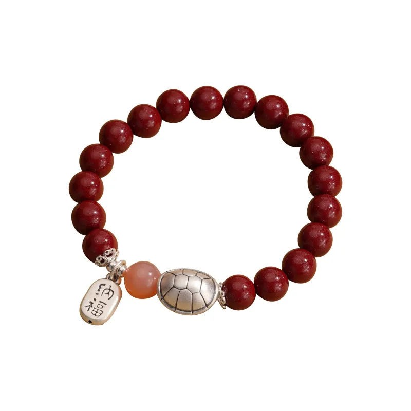 Regalrose Reconstructed Cinnabar Bracelets Women's-0
