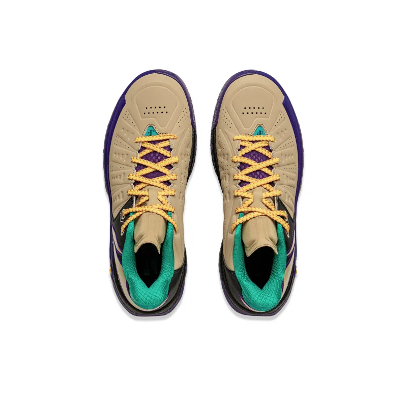 LINING Jie Ao 2 Basketball Shoes Men Low Top Gray-3
