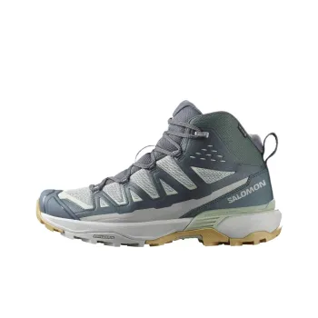 SALOMON X ULTRA 360 Slip Resistant High Top Hiking Shoes Men's Gray