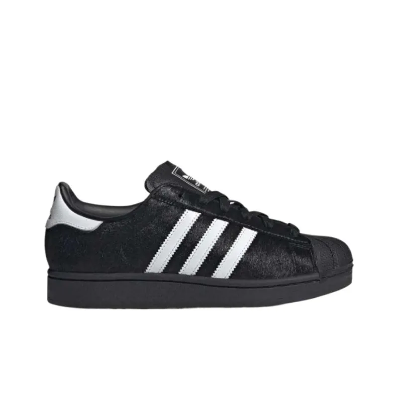 Adidas Superstar Ii Black Ponyhair Women's-1