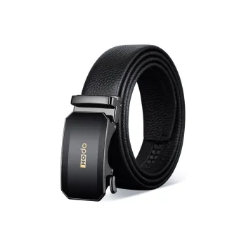 Red Bean Cow Leather Leather Belts Men's 35mm