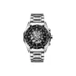 Silver Case Black Dial
