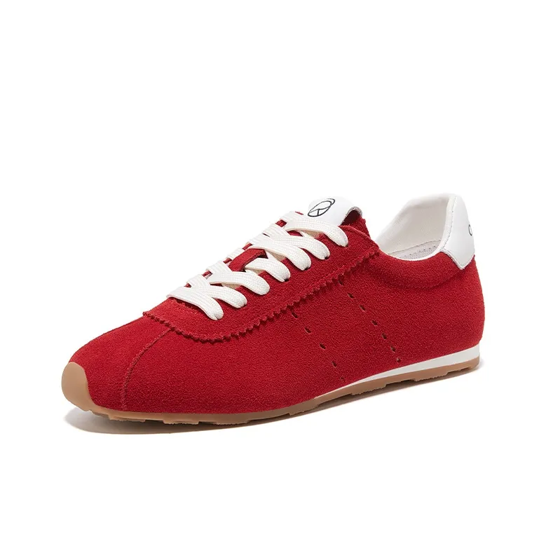 OSITA RED Cushioned Wear Resistant Breathable Slip Resistant Low Top Casual Shoes Women's Box-23