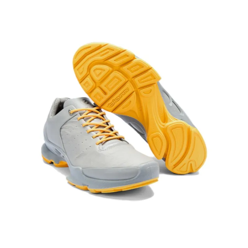 Ecco BIOM C Low Top Trekking Shoes Men's Gray Orange-2