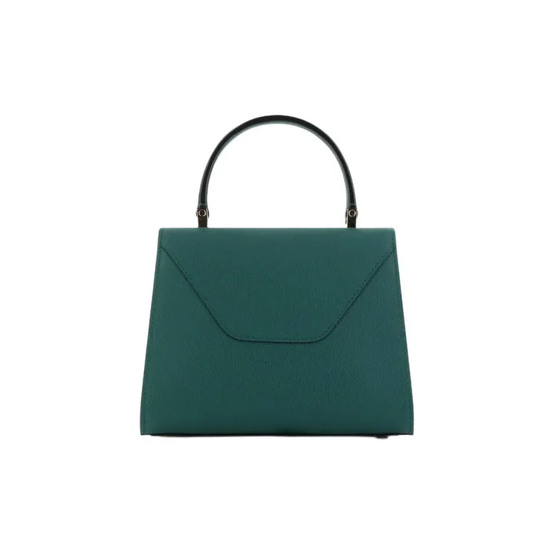 Valextra Iside Calfskin One Shoulder Handbag Mini Women's Green-3