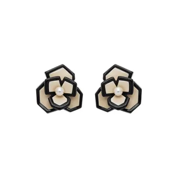 ALEXANDRE DE PARIS Acetate Material Earrings Women's