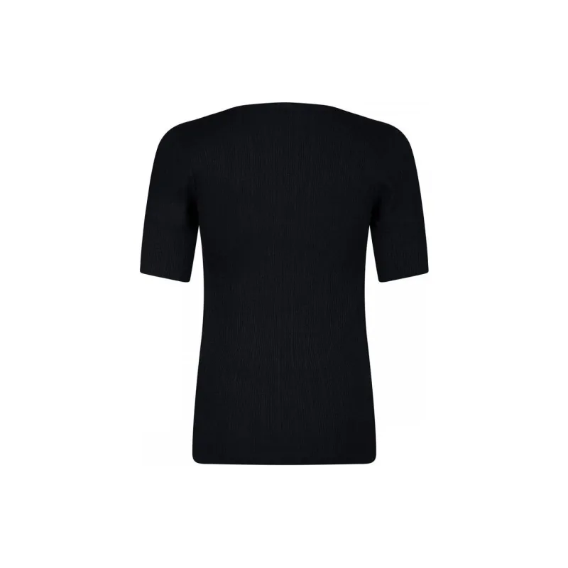 Patou Scoop neck Ribbed T shirt-1