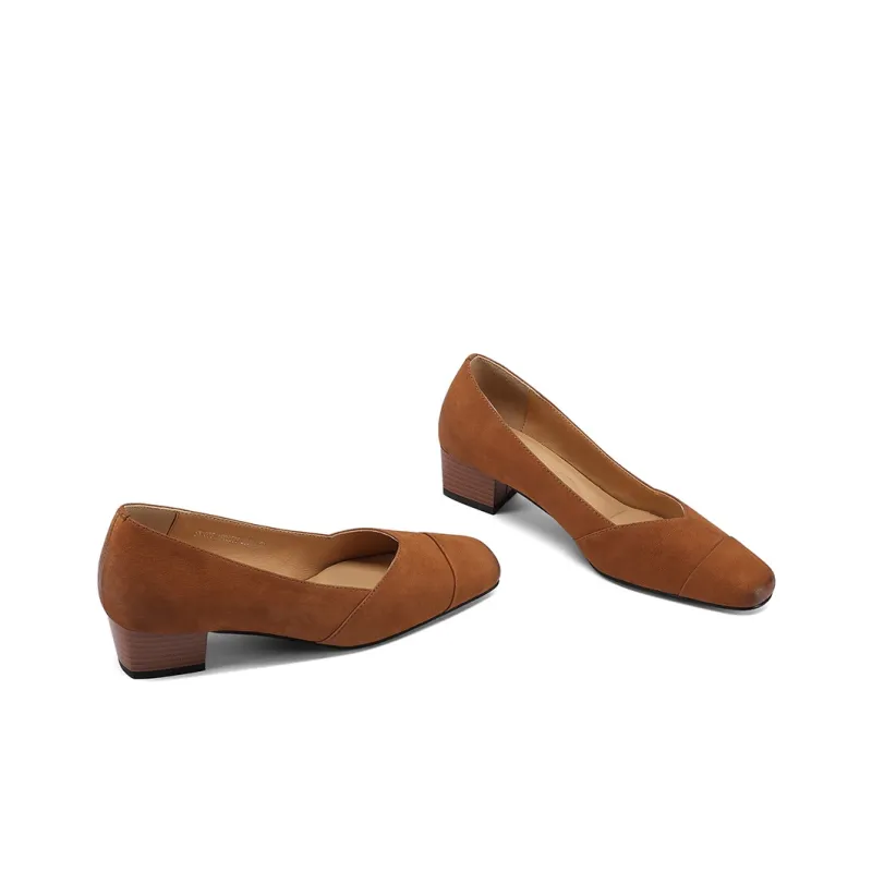XICUNMINGWU High Heels Women's Black/Caramel-3