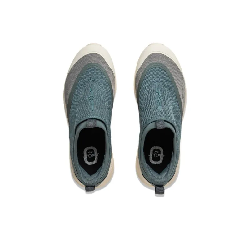LiNing SOFT GO 2 Non-slip Wear-resistant Shock Absorption Low-Top Casual Shoes Men's Blue Gray-3