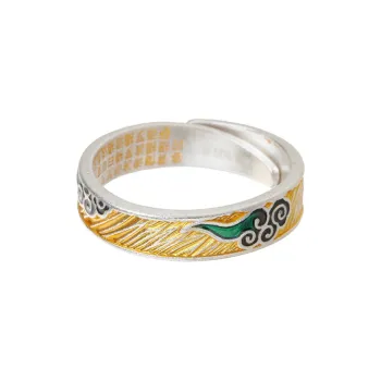 CHIC ZONE 999 Fine Silver Rings Women's