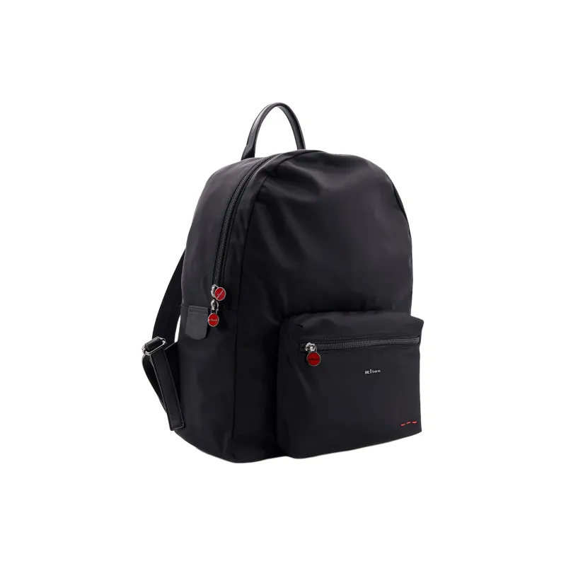 KITON Nylon Backpack Men's Black-1