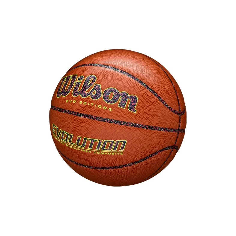 Wilson PU Basketball Brown Size 7 Ball Training Unisex-3