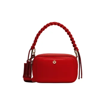 Lululemon Nylon Crossbody Handbag Women's Dark Red