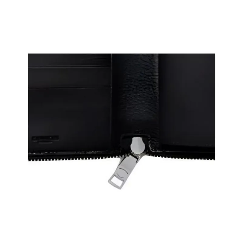 COACH Travel Wallet Cow Leather Card Holder Wallet Small Size Men's Black-4