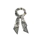 Silk Scarf with Blue Accent+Gift Set