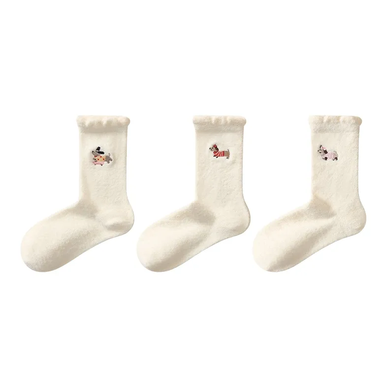 Mid Calf Socks Women's Combo Set-139