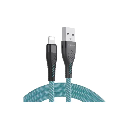 Yoobao 455L 2m 1 to 1 A To Lightning Fragile Yet Durable, Crack Proof Cables