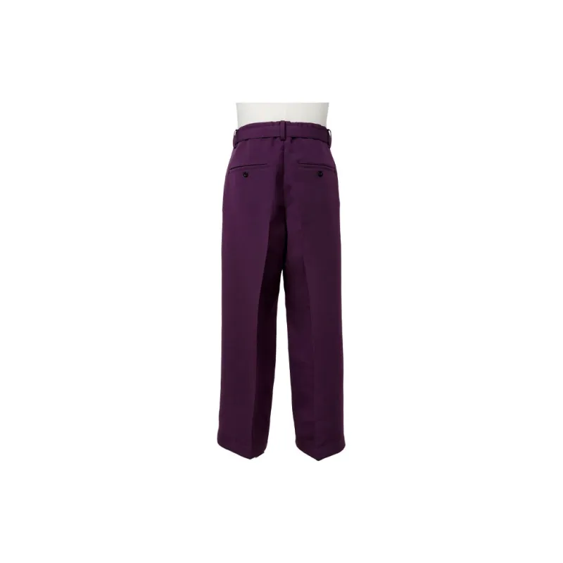 Sacai SS25 Casual Pants Men Purple-1