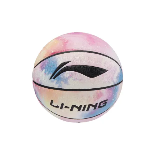 LiNing Badfive B8000 PU Basketball Pink/Black/Blue Size 7 Training Unisex