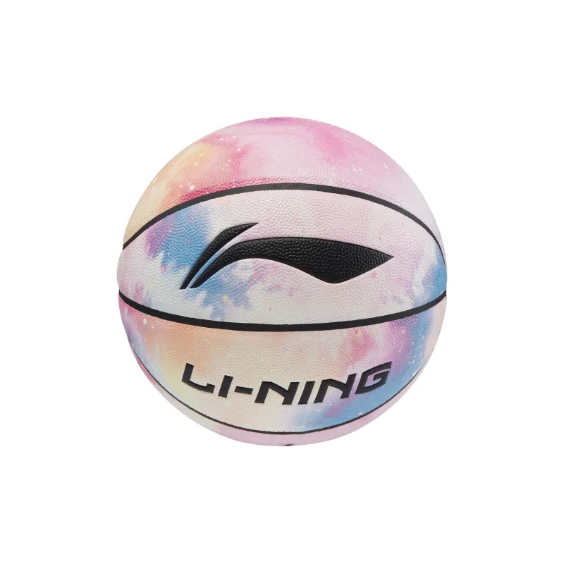 LiNing Badfive B8000 PU Basketball Pink/Black/Blue Size 7 Training Unisex-0